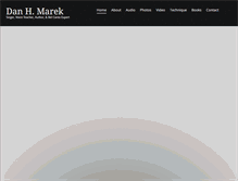 Tablet Screenshot of danmarekbelcanto.com